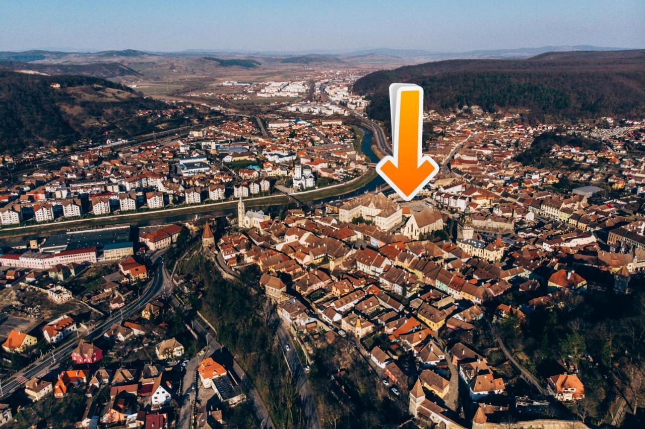 Casa Moldo Appartement Sighişoara Buitenkant foto
